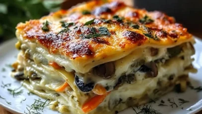 Loaded Veggie White Lasagna