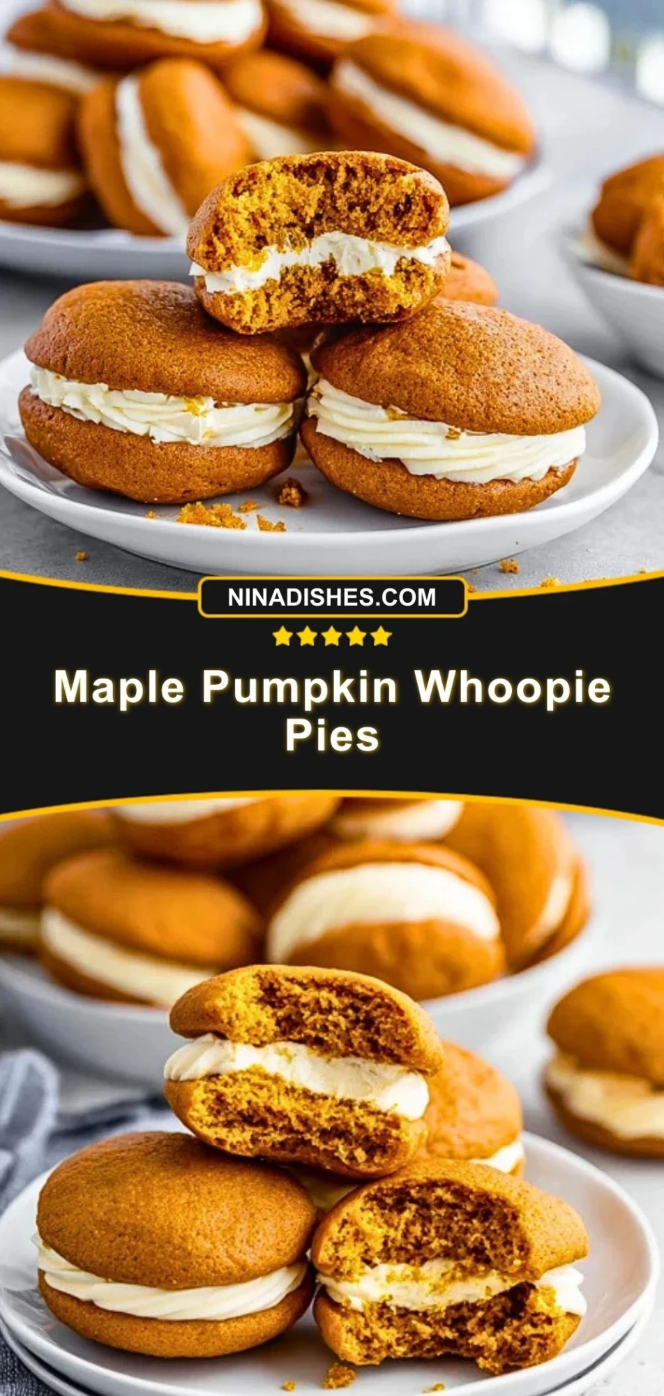 Maple Pumpkin Whoopie Pies (3)