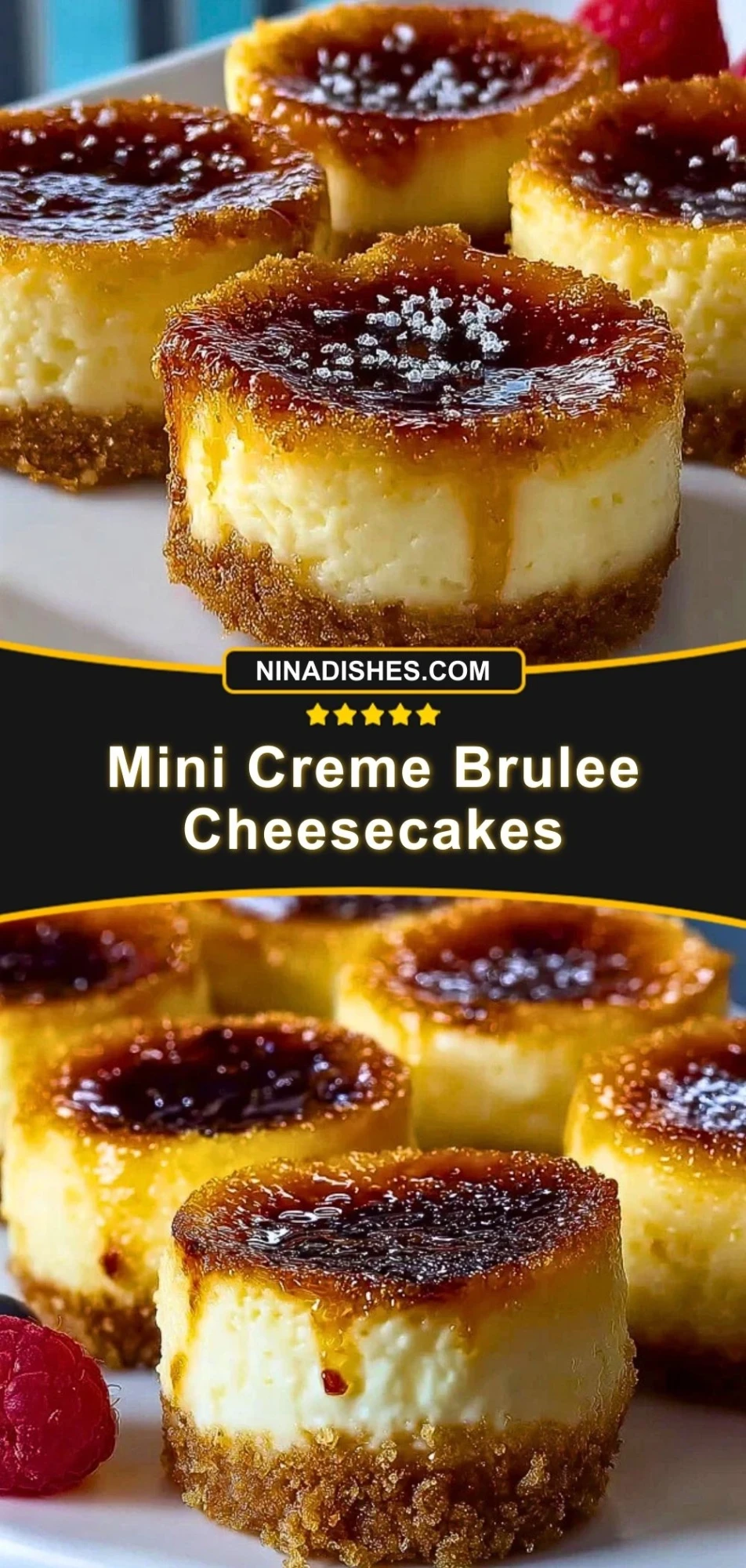 Mini Creme Brulee Cheesecakes (3)