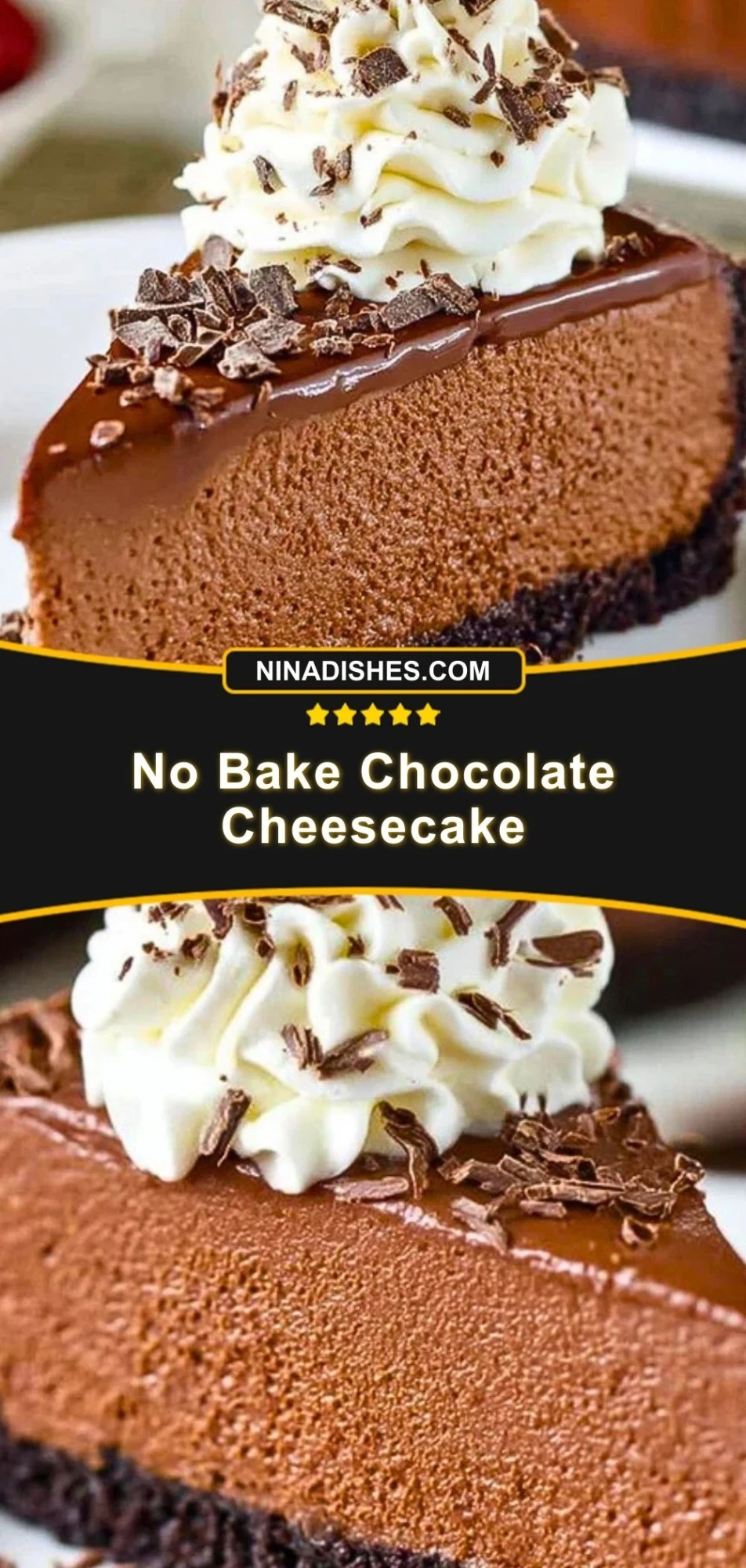 No Bake Chocolate Cheesecake (3)