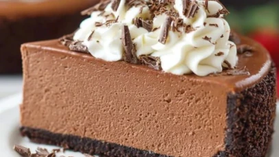 No Bake Chocolate Cheesecake