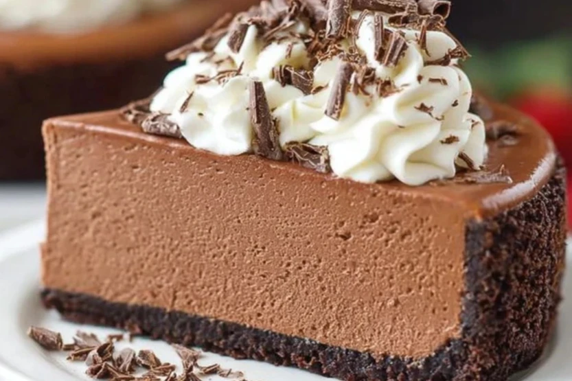 No Bake Chocolate Cheesecake