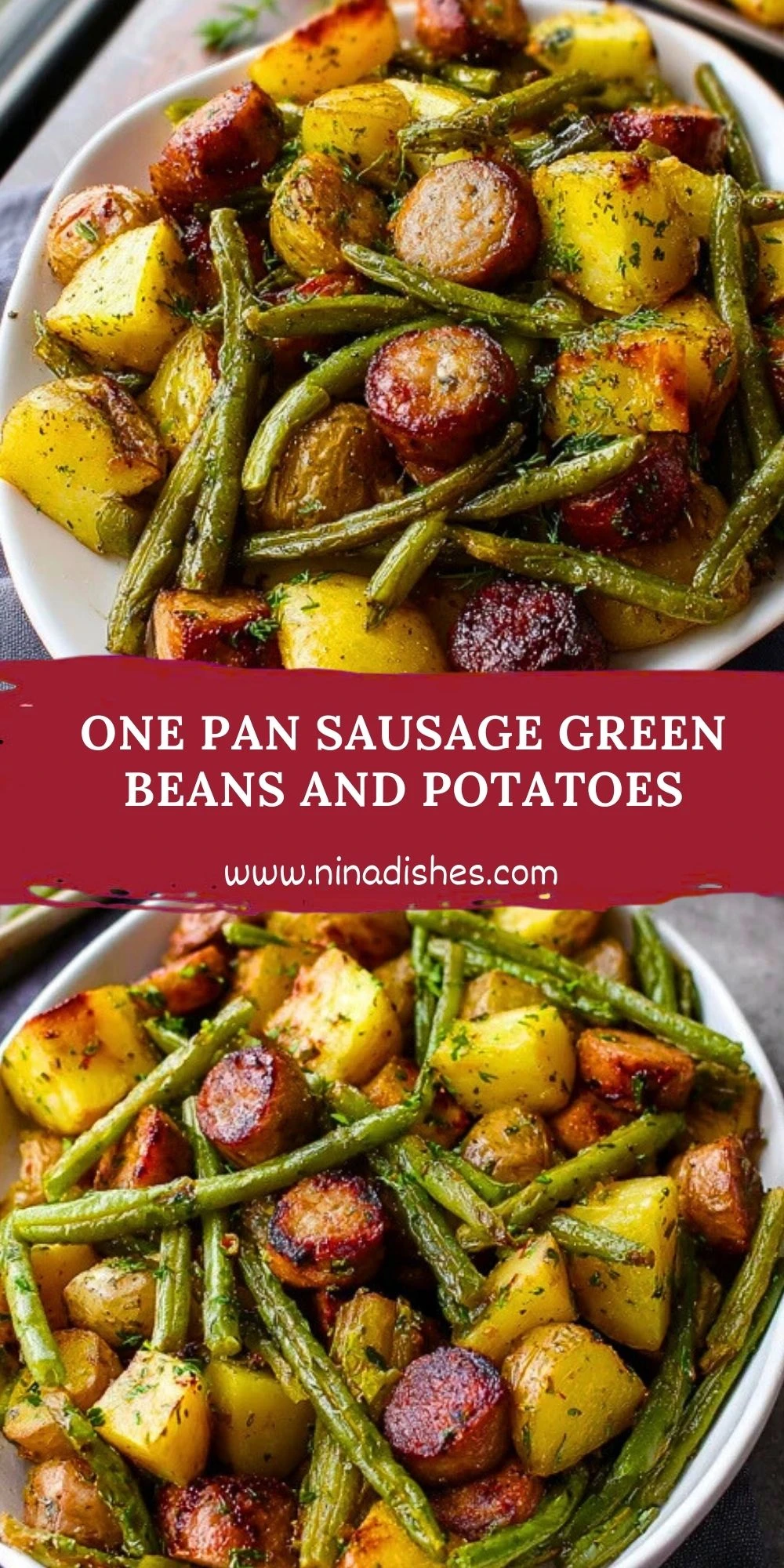 One Pan Sausage Green Beans and Potatoes (2)