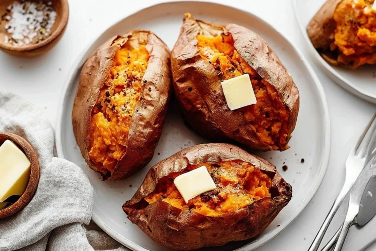 Perfect Baked Sweet Potatoes