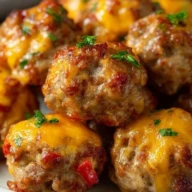 Rotel Cream Cheese Sausage Balls