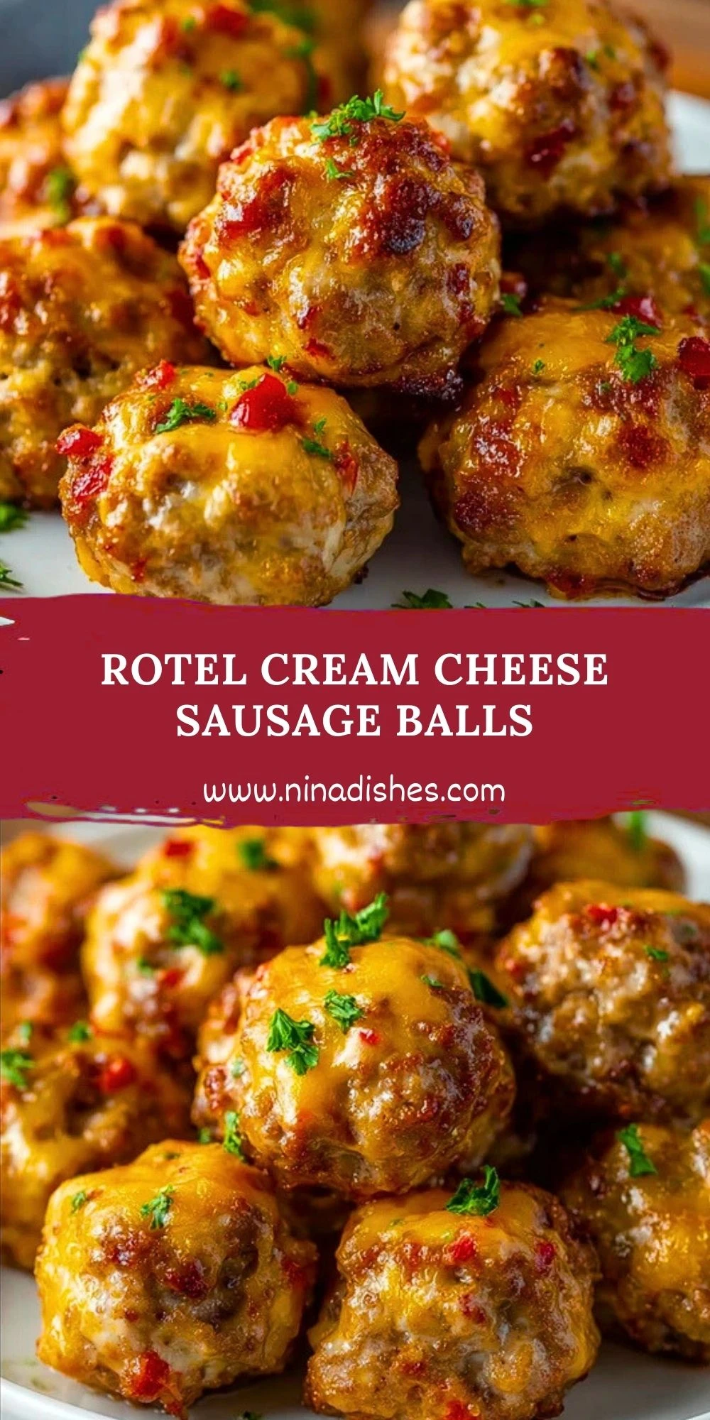 Rotel Cream Cheese Sausage Balls (2)