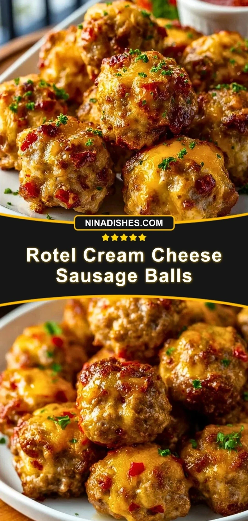 Rotel Cream Cheese Sausage Balls (3)