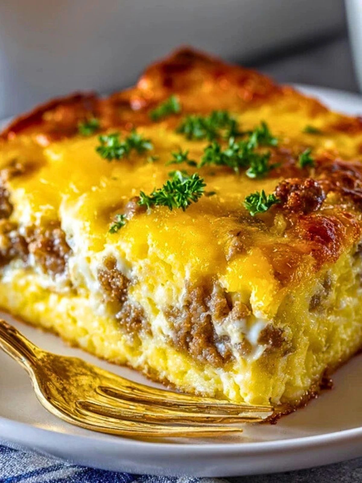 Sausage Egg and Cream Cheese Hashbrown Casserole (1)