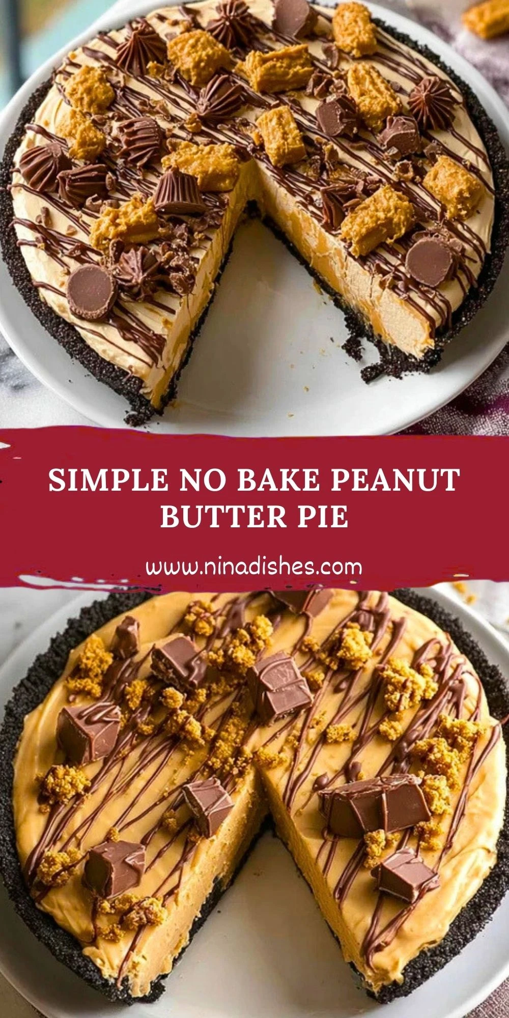 Simple No Bake Peanut Butter Pie (2)