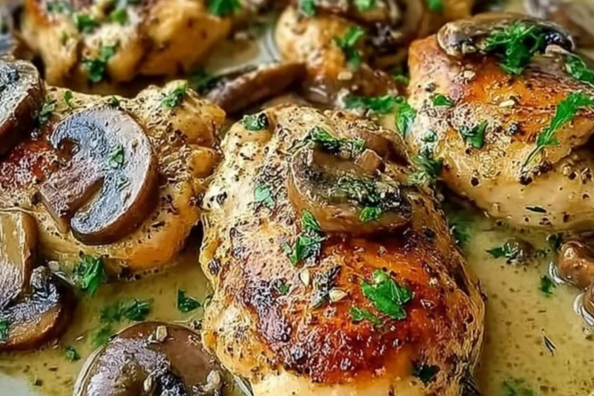 Slow Cooker Chicken Marsala Delight