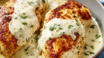 Slow-Cooker Creamy Ranch Chicken