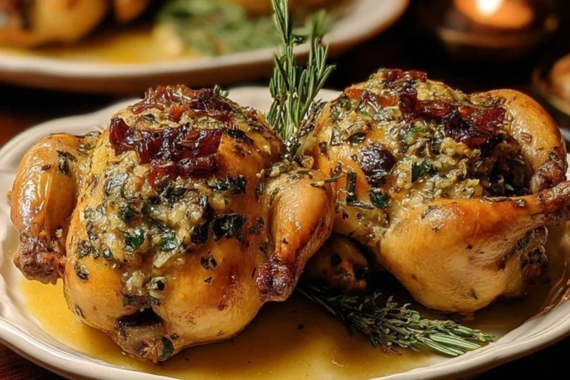 Stuffed Cornish Game Hens