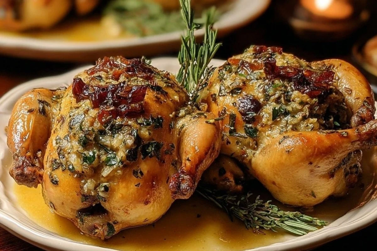 Stuffed Cornish Game Hens