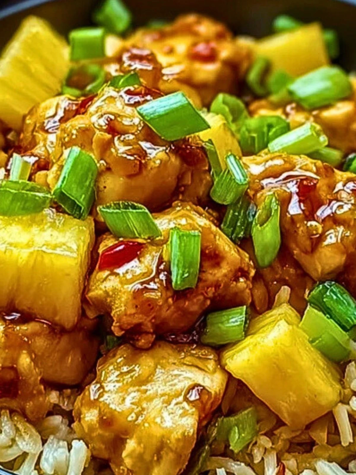 Sweet and Savory Pineapple Chicken and Rice (1)