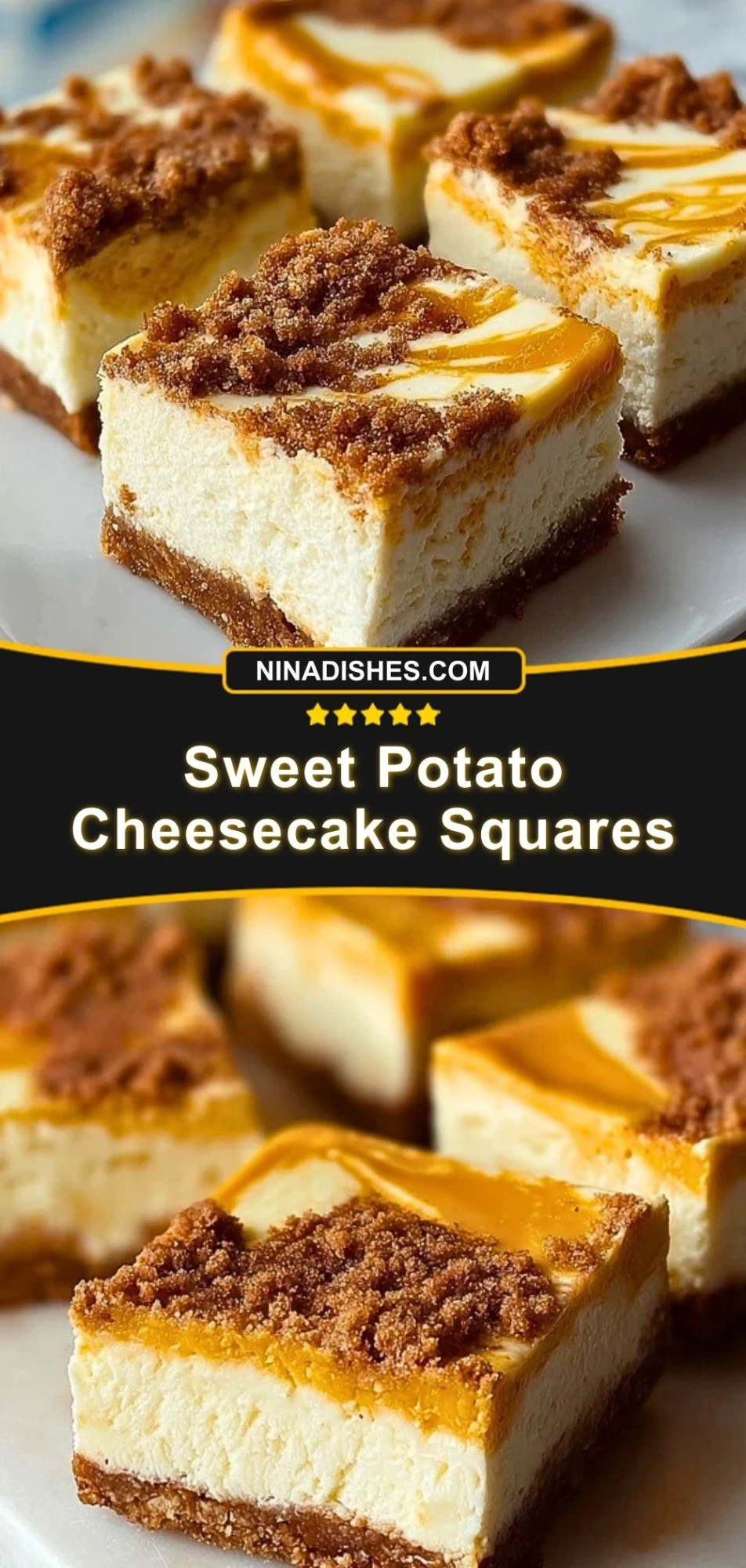 Sweet Potato Cheesecake Squares (3)