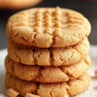 Thick and Chewy Peanut Butter Cookies