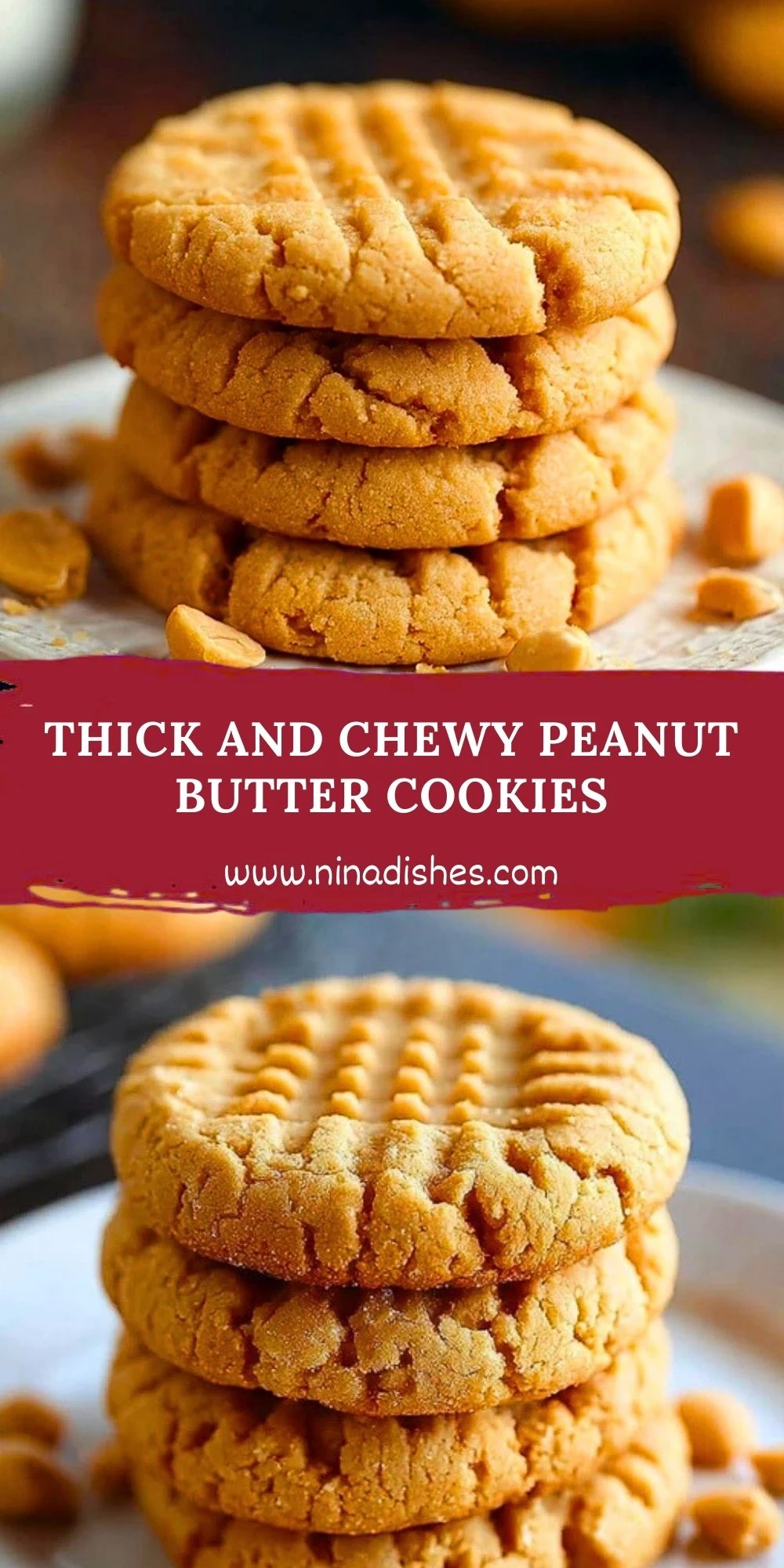 Thick and Chewy Peanut Butter Cookies (2)