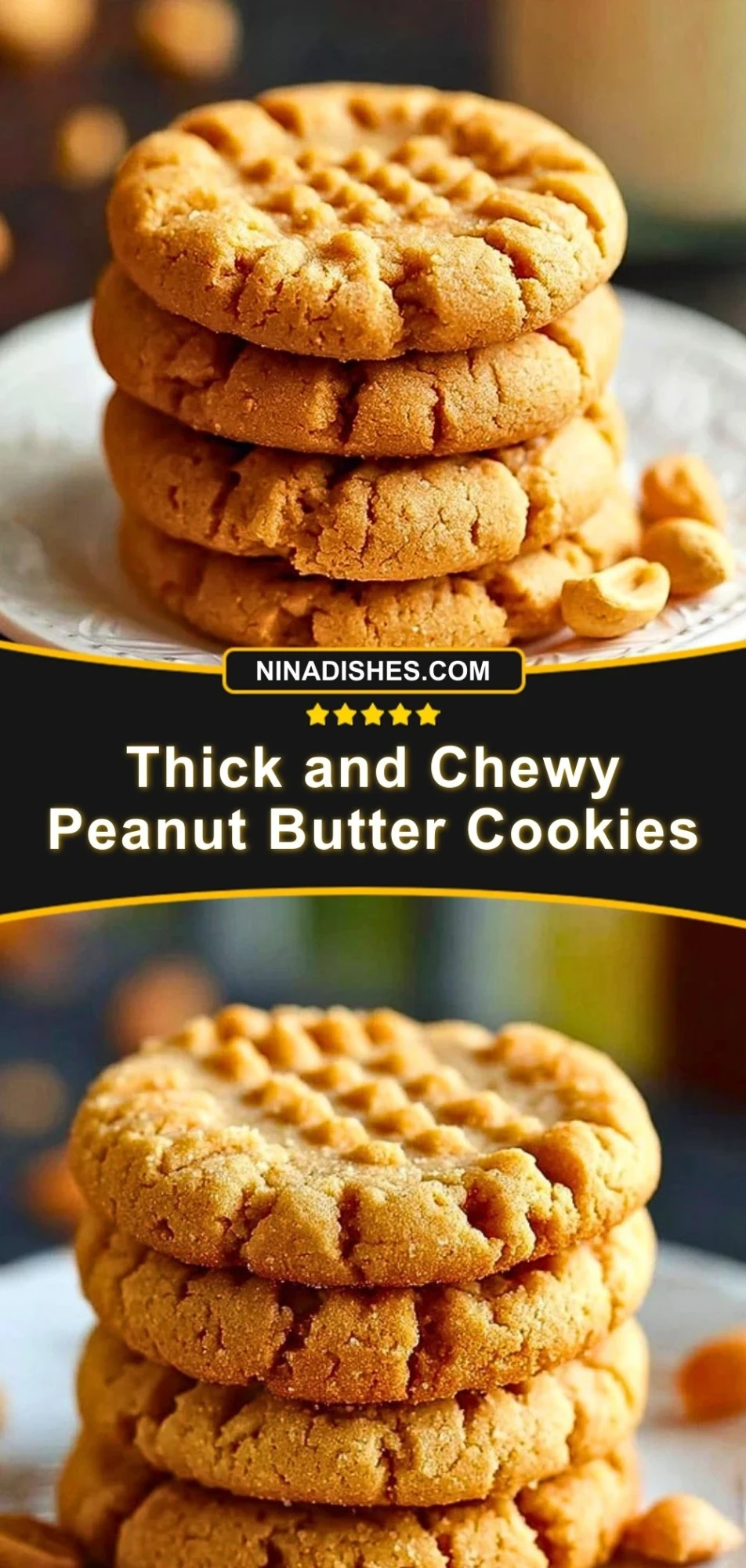Thick and Chewy Peanut Butter Cookies (3)