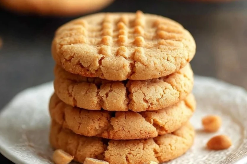 Thick and Chewy Peanut Butter Cookies
