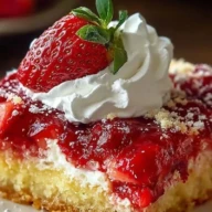 Ultimate Strawberry Cheesecake Dump Cake