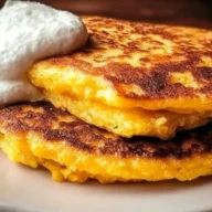 Venezuelan Cachapas (Corn Pancakes)