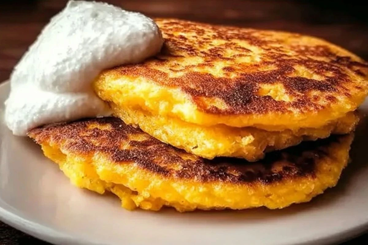Venezuelan Cachapas (Corn Pancakes)