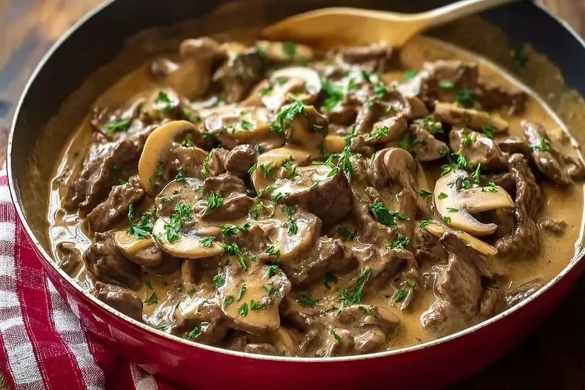 Authentic Classic Beef Stroganoff