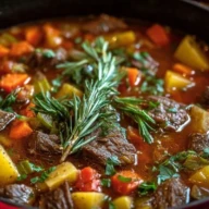 Braised Vegetable Beef Soup