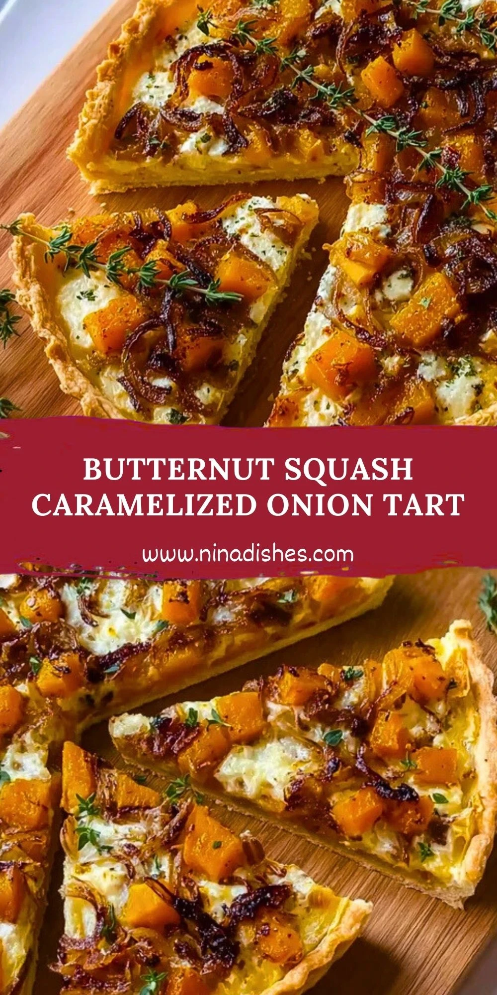 Butternut Squash Caramelized Onion Tart (2)