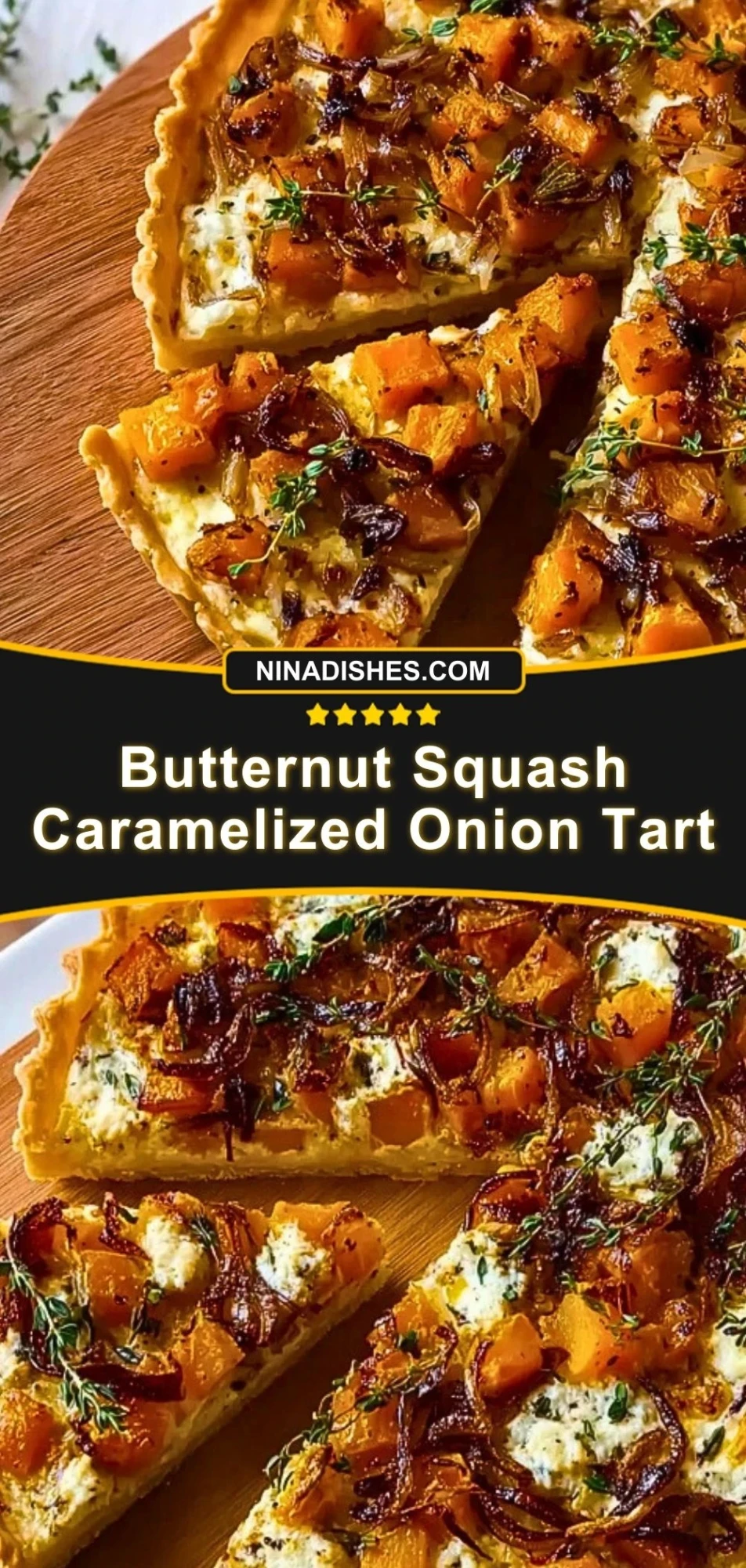 Butternut Squash Caramelized Onion Tart (3)