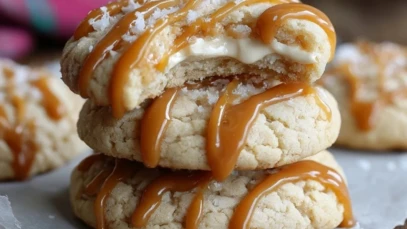 Caramel Cheesecake Cookies