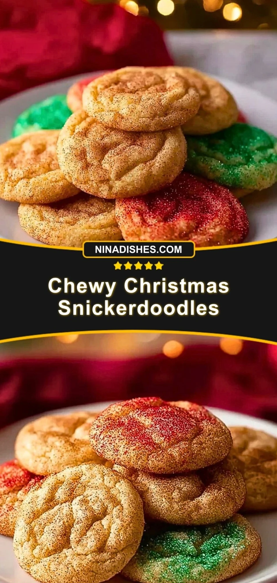 Chewy Christmas Snickerdoodles (3)