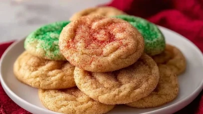 Chewy Christmas Snickerdoodles