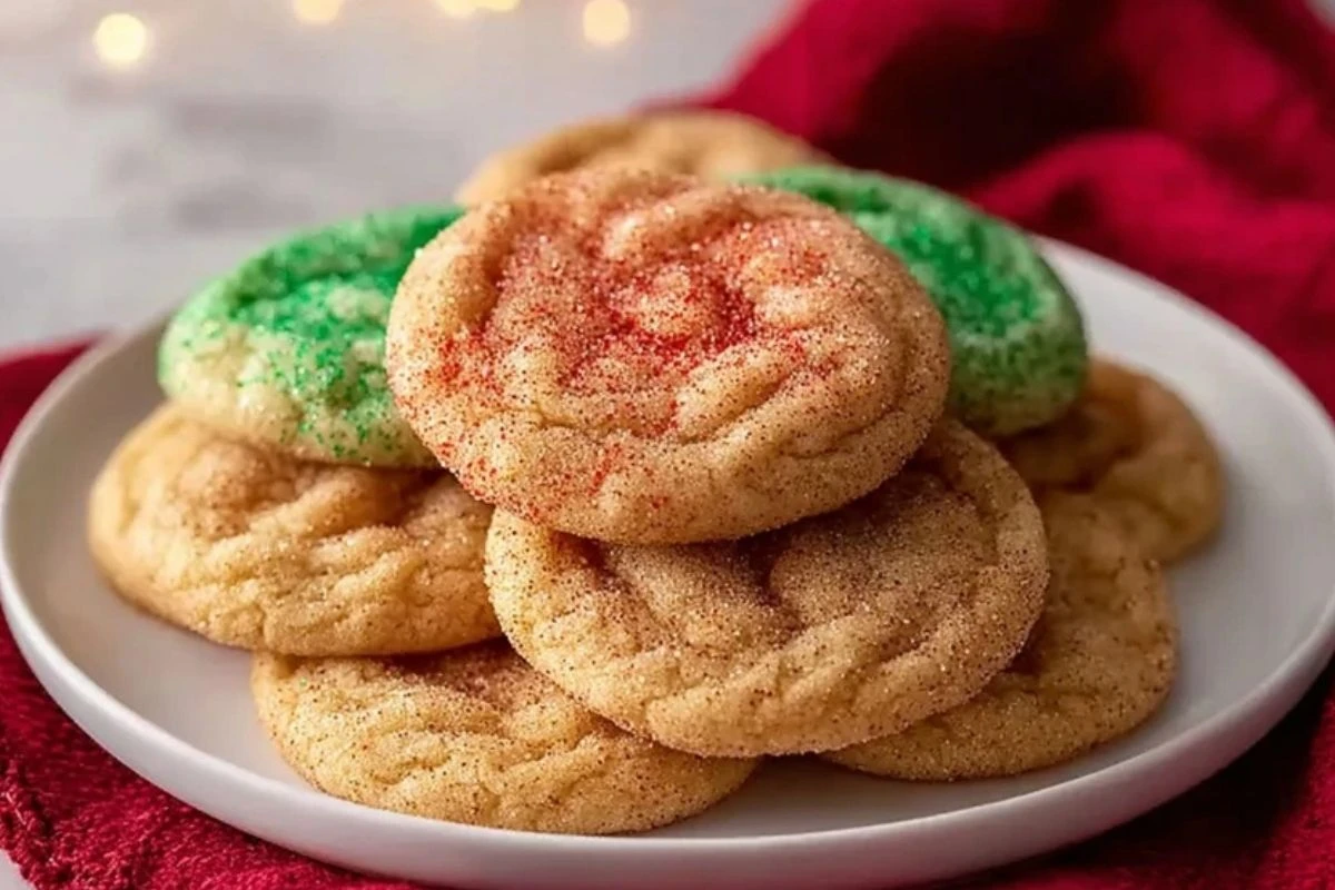 Chewy Christmas Snickerdoodles