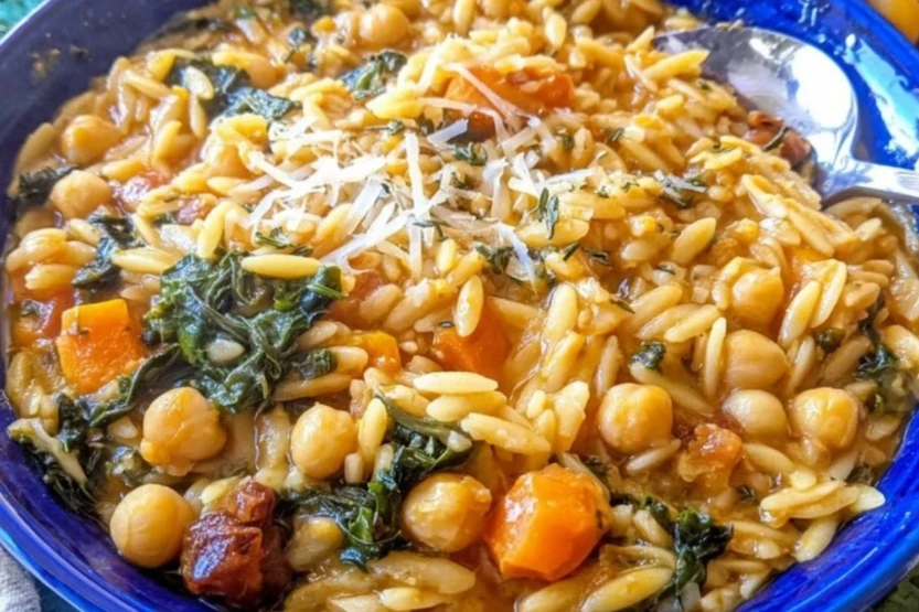 Chickpea Orzo
