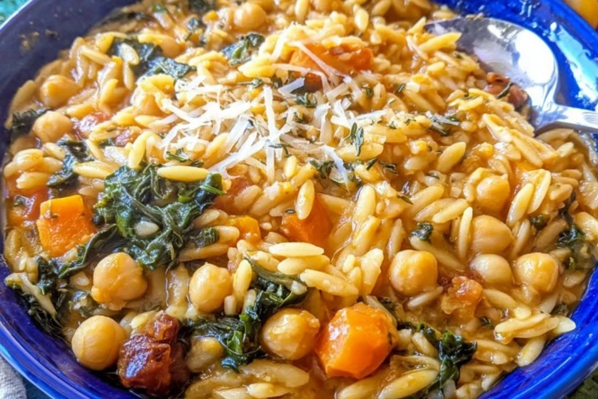 Chickpea Orzo