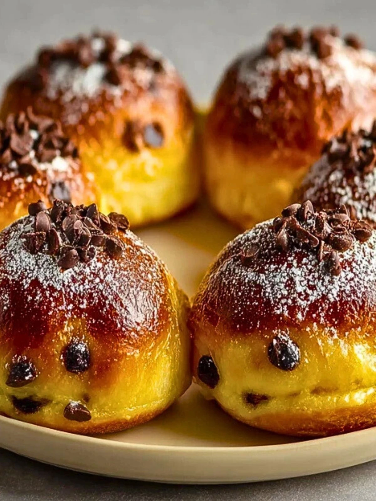 Chocolate Chip Vanilla Custard Brioches (1)