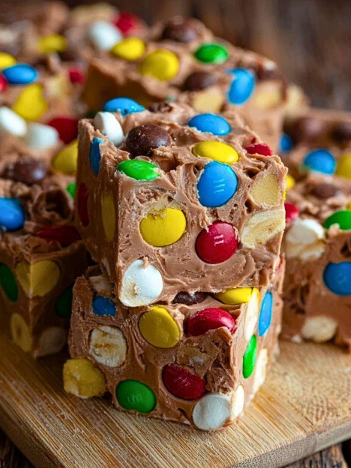 Chocolate Marshmallow M&M Fudge (1)