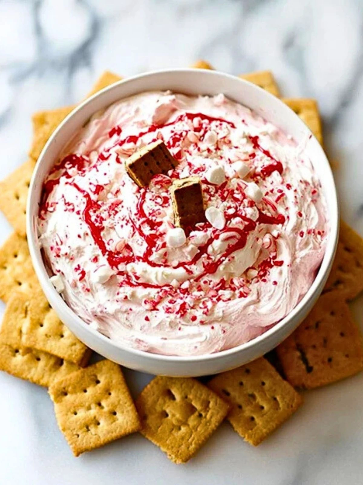 Christmas Peppermint Fluff Dip (1)