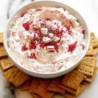 Christmas Peppermint Fluff Dip