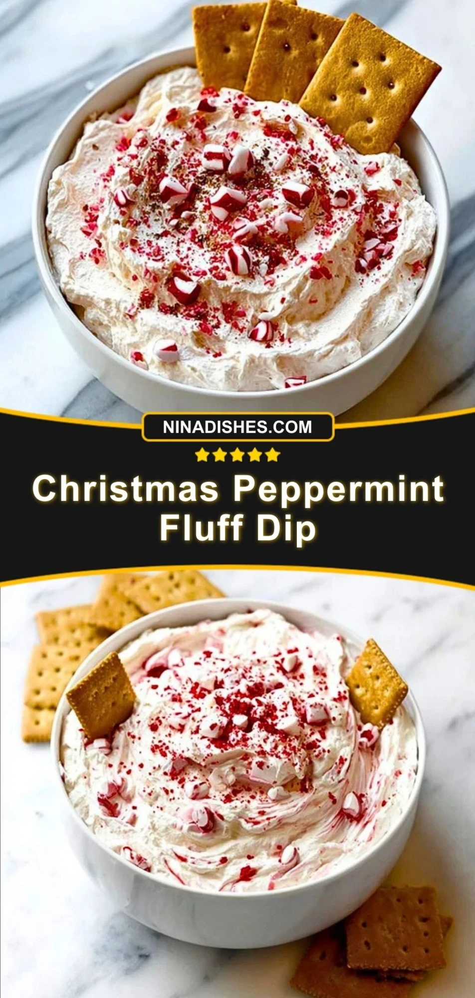 Christmas Peppermint Fluff Dip (3)