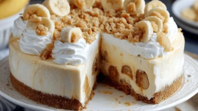 Creamy Banana Pudding Cheesecake
