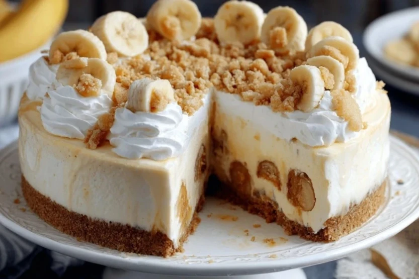 Creamy Banana Pudding Cheesecake