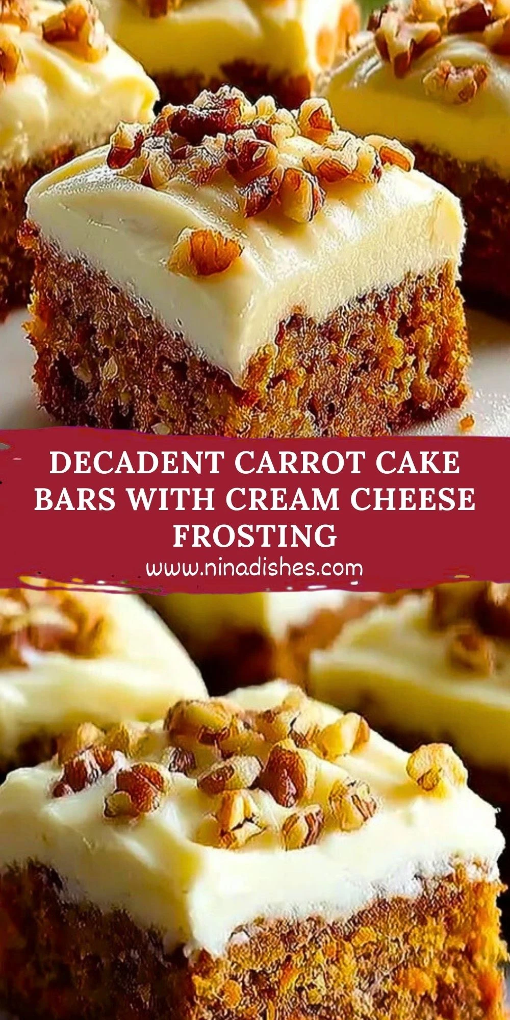 Decadent Carrot Cake Bars with Cream Cheese Frosting (2)