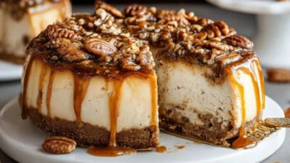 Decadent Pecan Pie Cheesecake