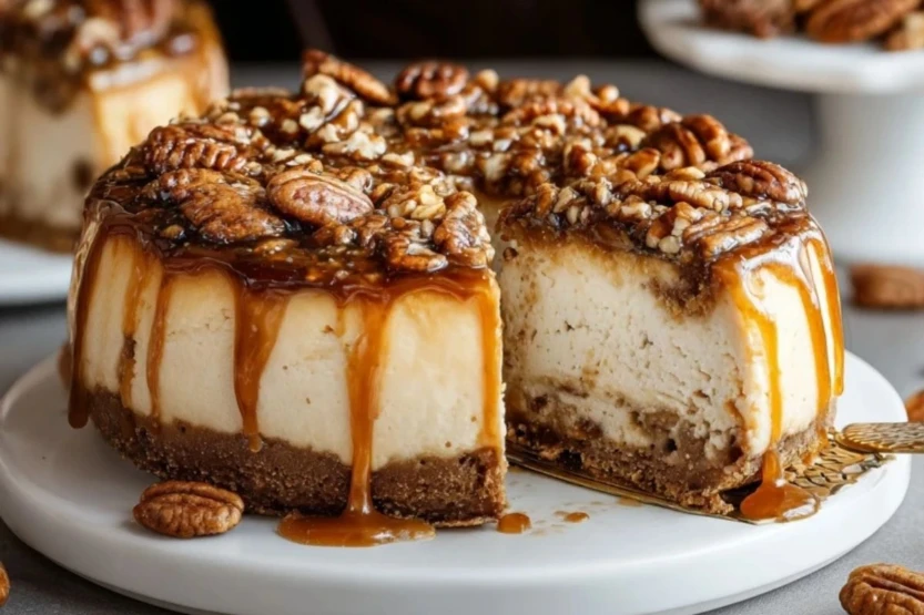 Decadent Pecan Pie Cheesecake