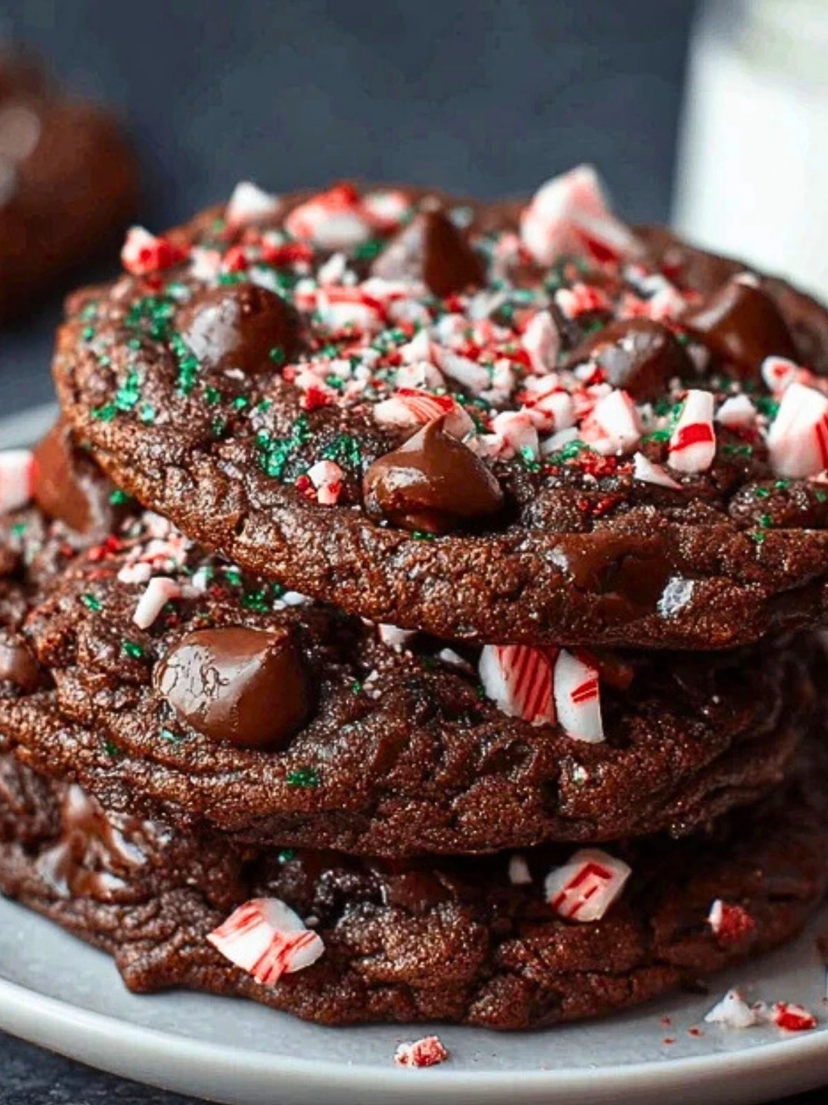 Double Chocolate Peppermint Cookies (1)