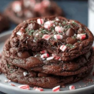 Double Chocolate Peppermint Cookies