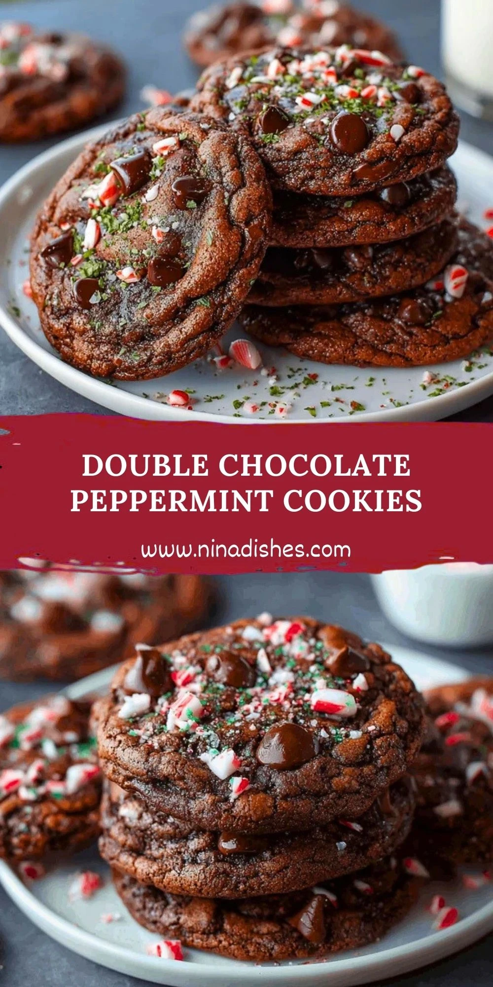 Double Chocolate Peppermint Cookies (2)
