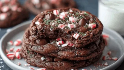 Double Chocolate Peppermint Cookies
